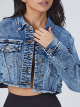Thumbnail 17 of Desire Denim Jacket - Medium Wash, 17 of 21