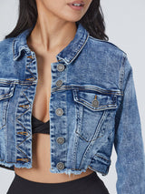Thumbnail 18 of Desire Denim Jacket - Medium Wash, 18 of 21