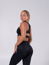 Thumbnail 4 of Wicked Zip Sports Bra - Flocked Bossy Print, 4 of 10