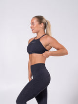 Thumbnail 6 of Flex Seamless Sports Bra - Black Bossy, 6 of 12