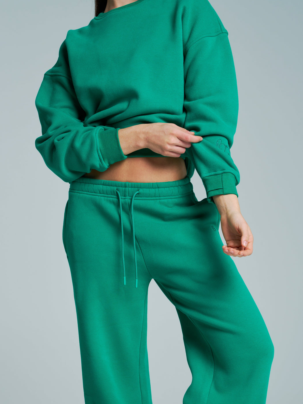 Plush Fleece Crew Pullover - Lucky Charm