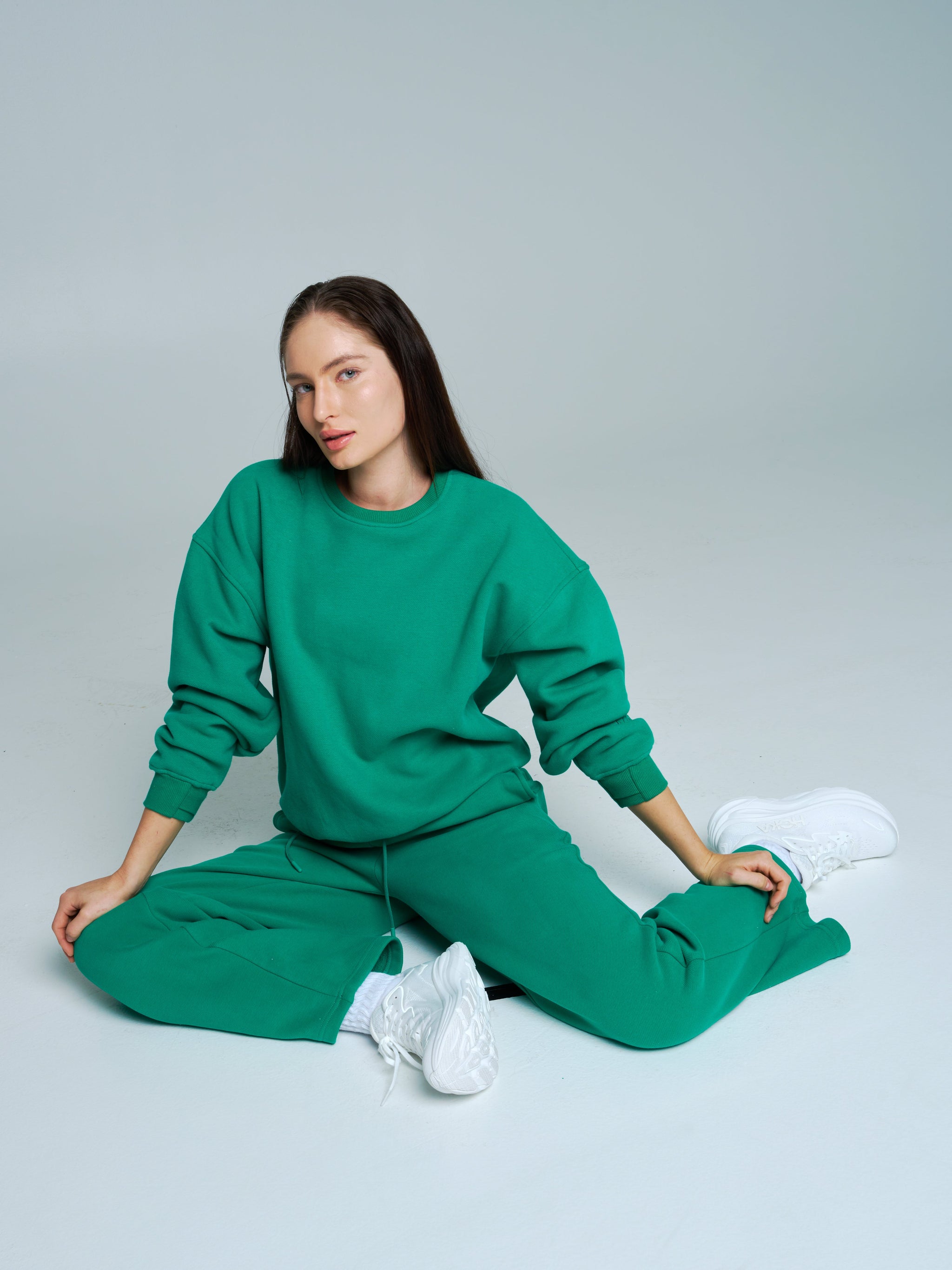 Plush Fleece Crew Pullover - Lucky Charm