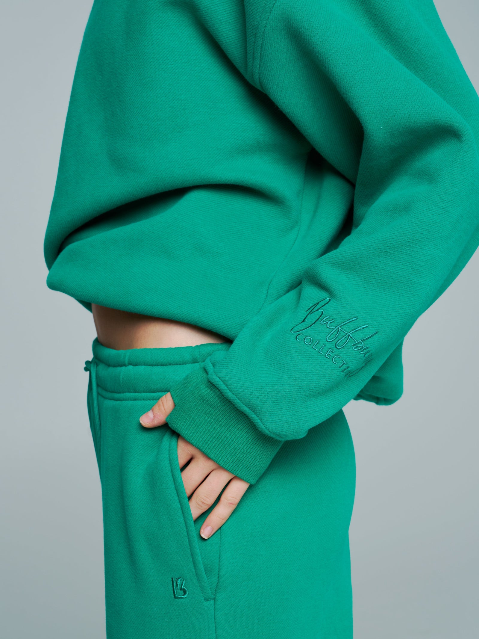 Plush Fleece Crew Pullover - Lucky Charm