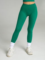 Thumbnail 3 of Dream Heathered Legging - Heather Green, 3 of 7