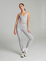 Thumbnail 5 of Dream Heathered Legging - Heather Grey, 5 of 7