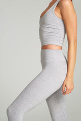 Thumbnail 2 of Dream Heathered Legging - Heather Grey, 2 of 7