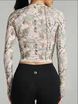 Thumbnail 7 of Halo Long Sleeve Baby Tee - Pink Camo, 7 of 9