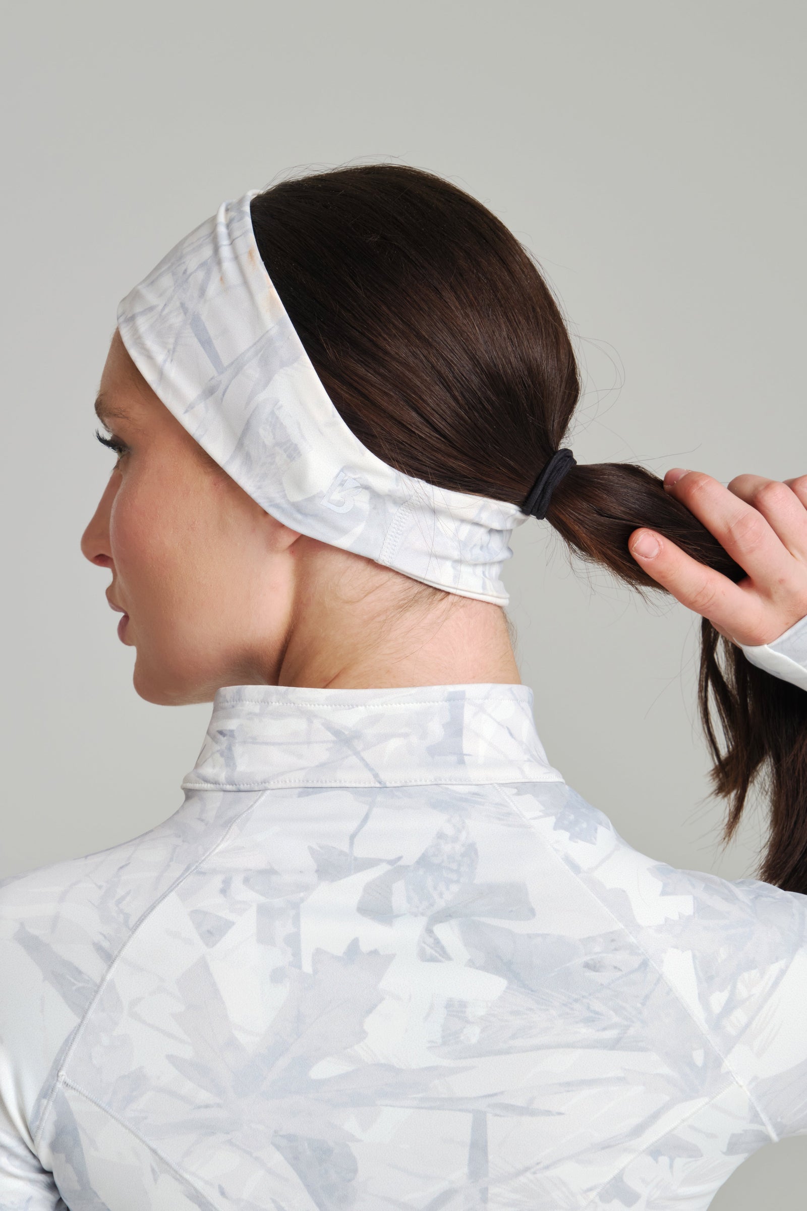 Colorado Fleece Headband - Snow Camo