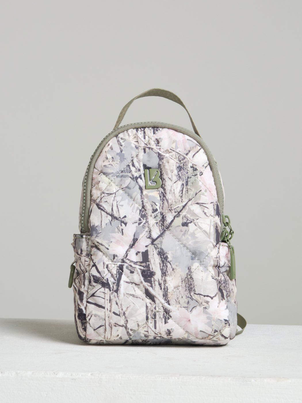 Mini Puffer Backpack - Pink Camo