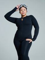 Thumbnail 1 of Colorado Fleece Bodysuit - Onyx Black, 1 of 5