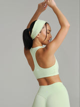 Thumbnail 2 of Colorado Fleece Sports Bra - Honeydew, 2 of 2