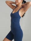 Poshknit Hip Tank - Baked Blue