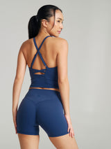 Thumbnail 2 of Poshknit Waist Tank - Baked Blue, 2 of 5