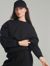 Thumbnail 4 of Threads Crew Pullover - Onyx Black, 4 of 5