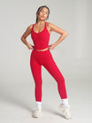 Poshknit Waist Tank - Lipstick Red