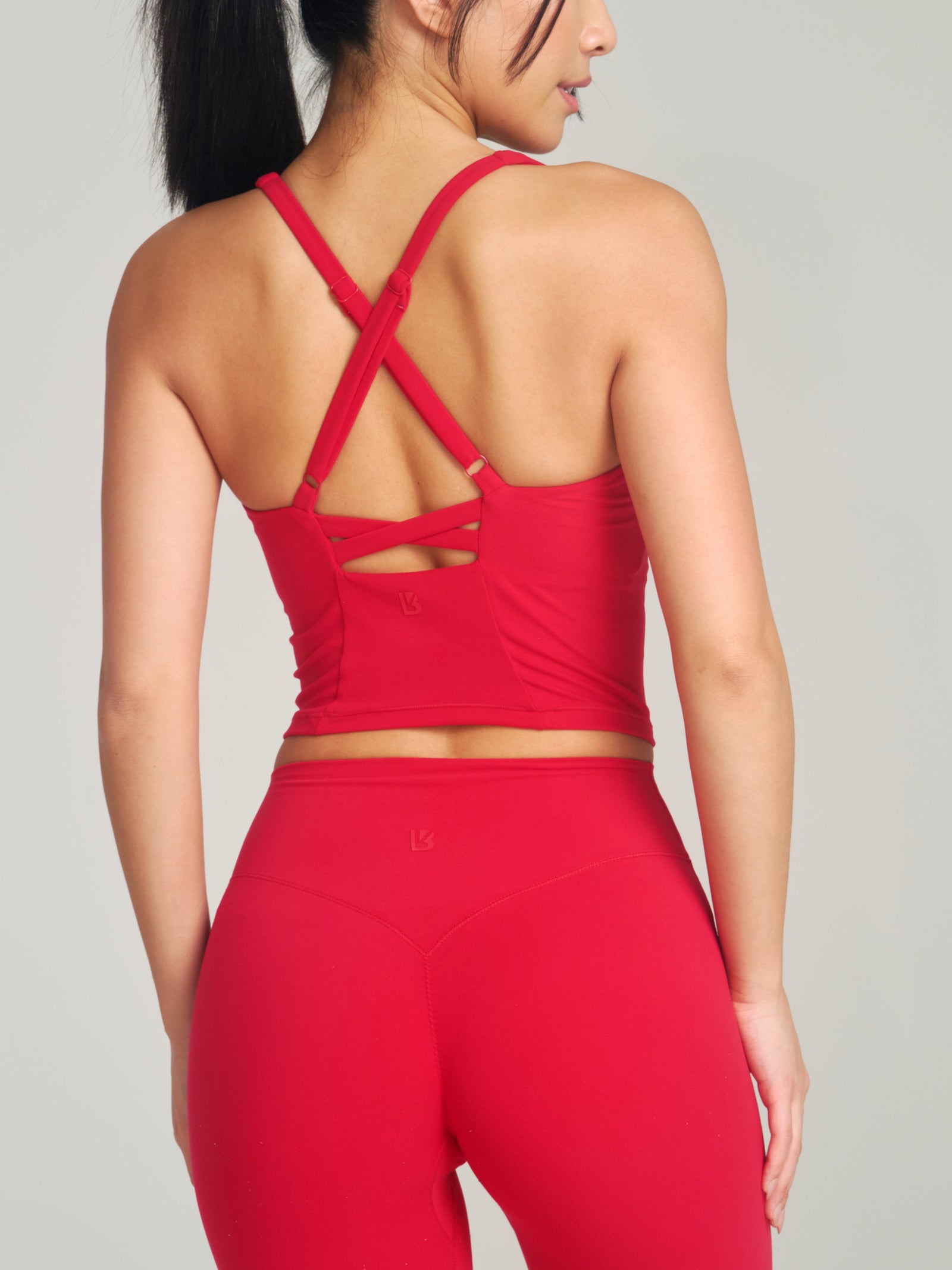 Poshknit Waist Tank - Lipstick Red