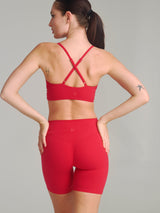 Thumbnail 2 of Poshknit Sports Bra - Lipstick Red, 2 of 5