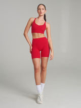 Thumbnail 4 of Poshknit Sports Bra - Lipstick Red, 4 of 5