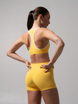 Thumbnail 4 of Sweetheart Nubre Sports Bra - Yellow and White, 4 of 6