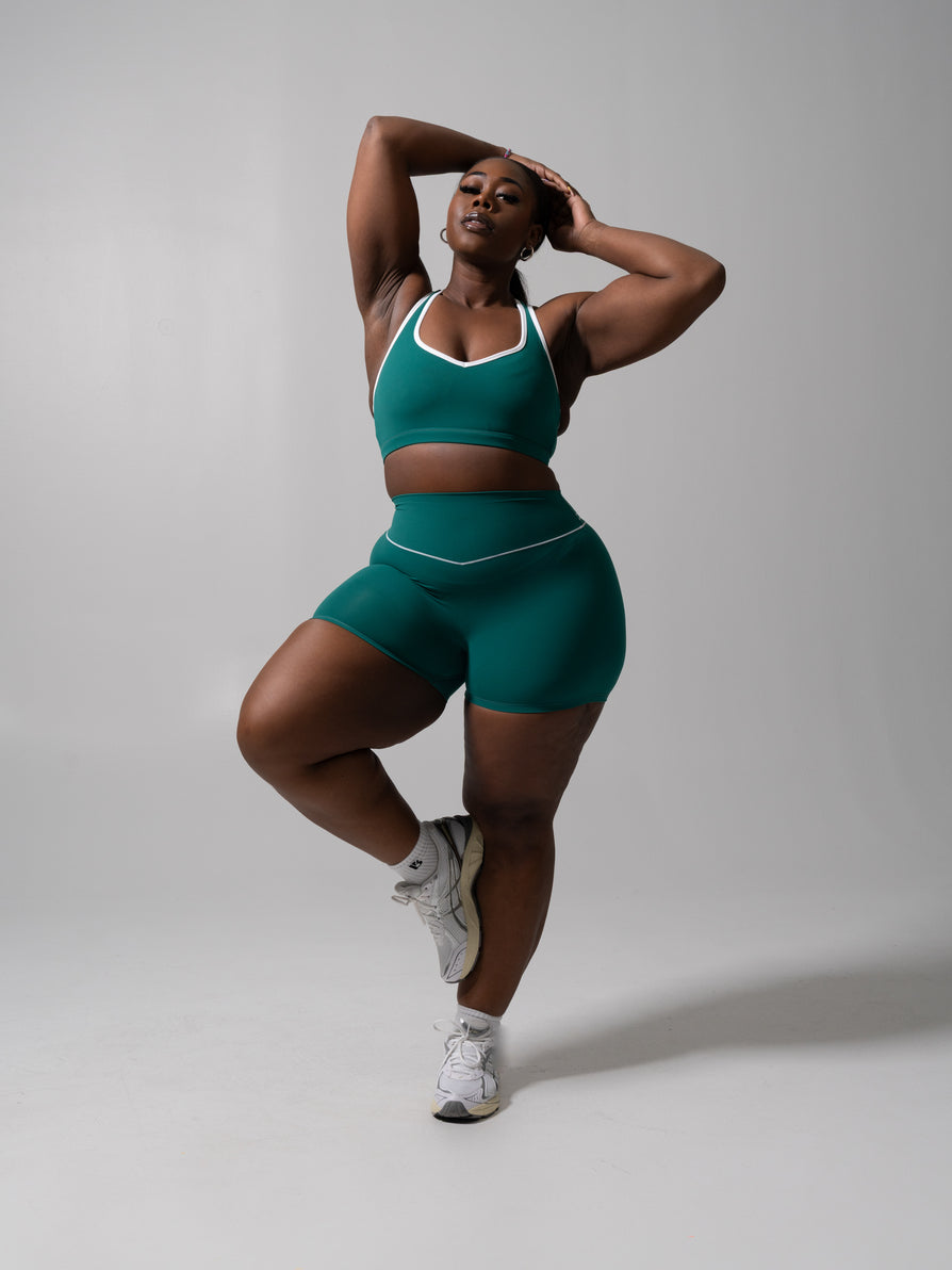 Sweetheart Nubre Sports Bra - Fresh and White