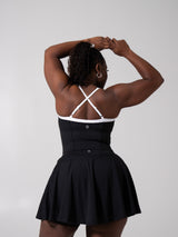 Thumbnail 4 of Served Waist Tank - Onyx Black and White, 4 of 6
