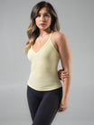 Brami V Neck Tank - Butter Yellow