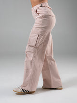 Thumbnail 6 of Wide Leg Cargo Pant - Strawberry Milk, 6 of 6
