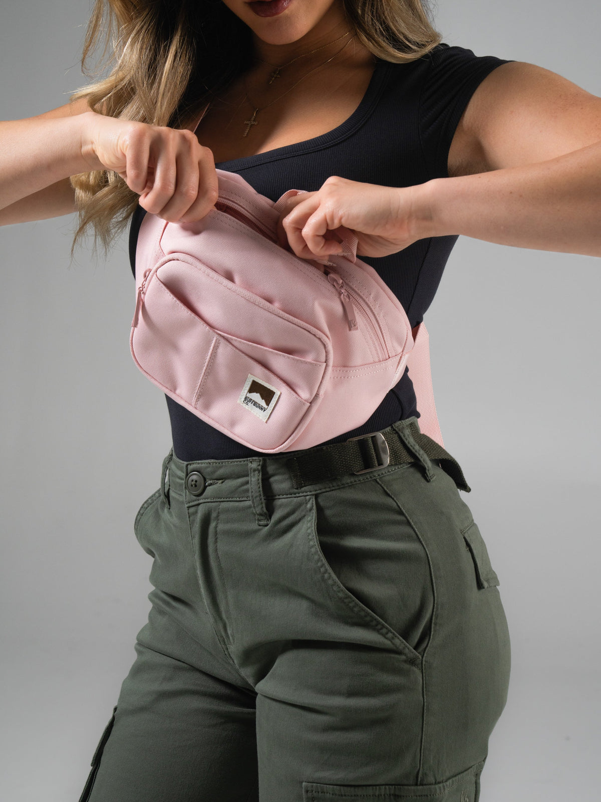 Denali Belt Bag - Strawberry Milk