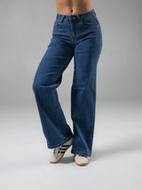Thumbnail 3 of Cheeky Straight Leg Mid Rise Jeans - Medium Wash, 3 of 6