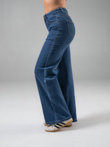 Thumbnail 5 of Cheeky Straight Leg Mid Rise Jeans - Medium Wash, 5 of 6
