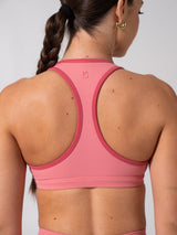 Thumbnail 1 of Sweetheart Nubre Sports Bra - Rose Blush and Burnt Sugar, 1 of 5