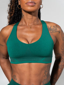 **PREORDER** Shade Seamless Sports Bra - Heather Fresh