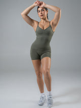 Thumbnail 4 of Sculpt Seamlesss Hip Tank - Gamma Green, 4 of 5