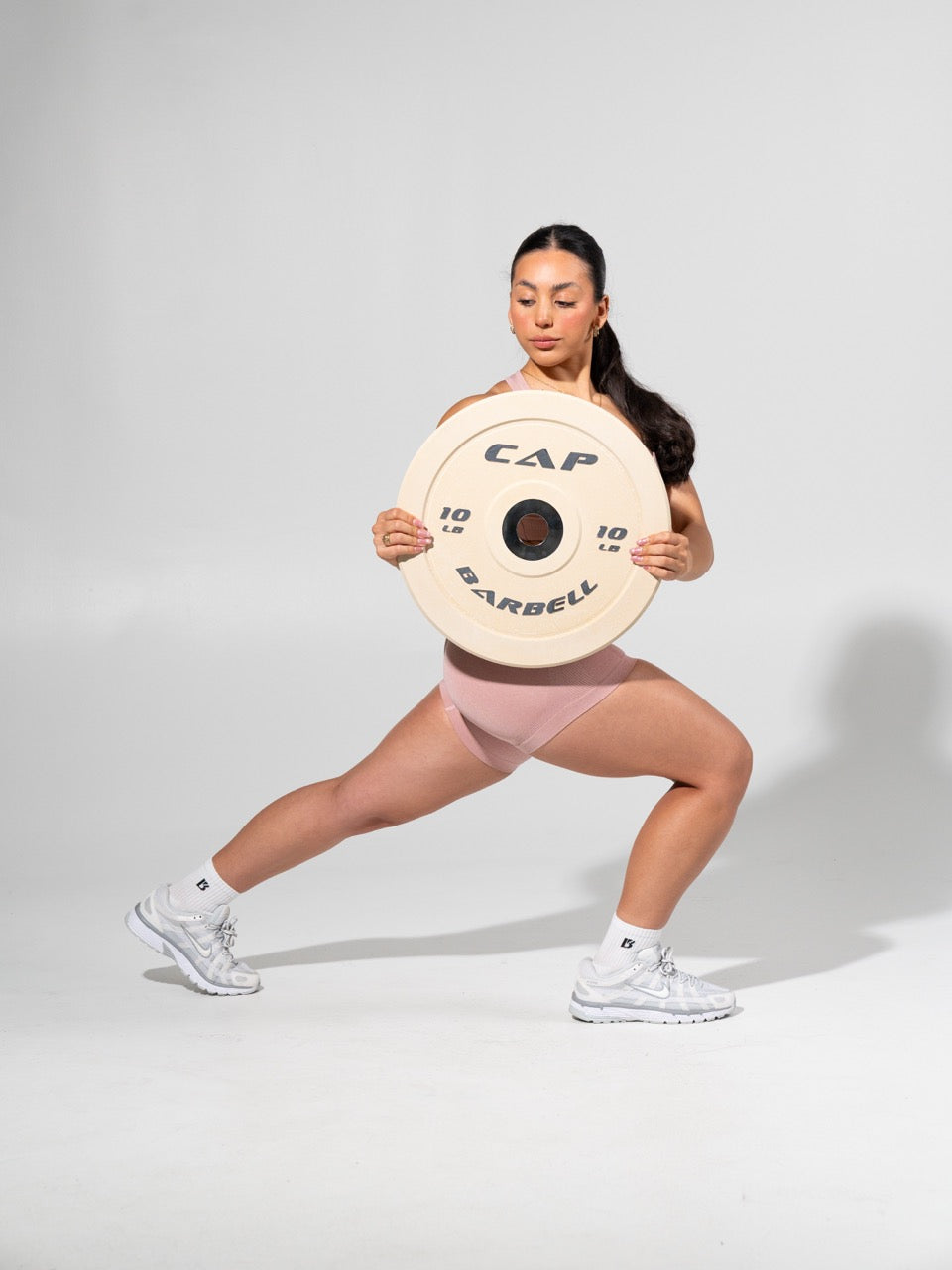 **PREORDER** Miracle Seamless Hip Rise Short 4.5" - Heather Rose Water