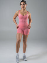 Thumbnail 2 of Snatched Seamless Short 4.5" - Guava, 2 of 5