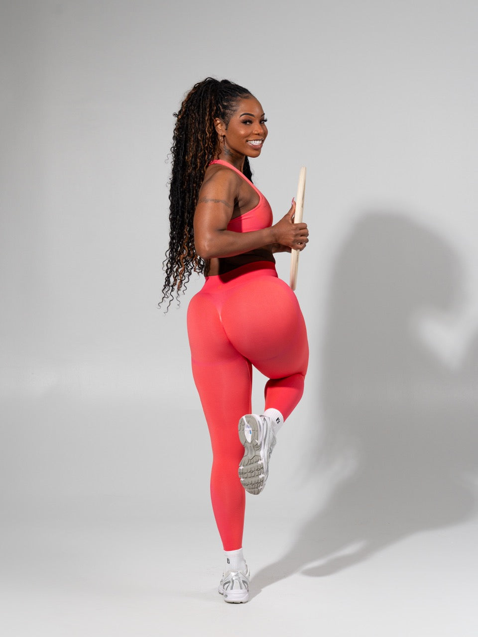 **PREORDER** Shade Seamless Legging - Heather Tequila and Punch
