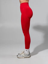 Thumbnail 5 of **PREORDER** Miracle Seamless Legging - Heather Lipstick Red, 5 of 9