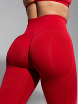 Thumbnail 9 of **PREORDER** Miracle Seamless Legging - Heather Lipstick Red, 9 of 9