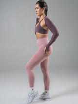 Thumbnail 4 of Snatched Seamless Legging - Rose Water, 4 of 5