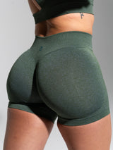 Thumbnail 7 of **PREORDER** Miracle Seamless Hip Rise Short 4.5" - Heather Limon Pepino, 7 of 7