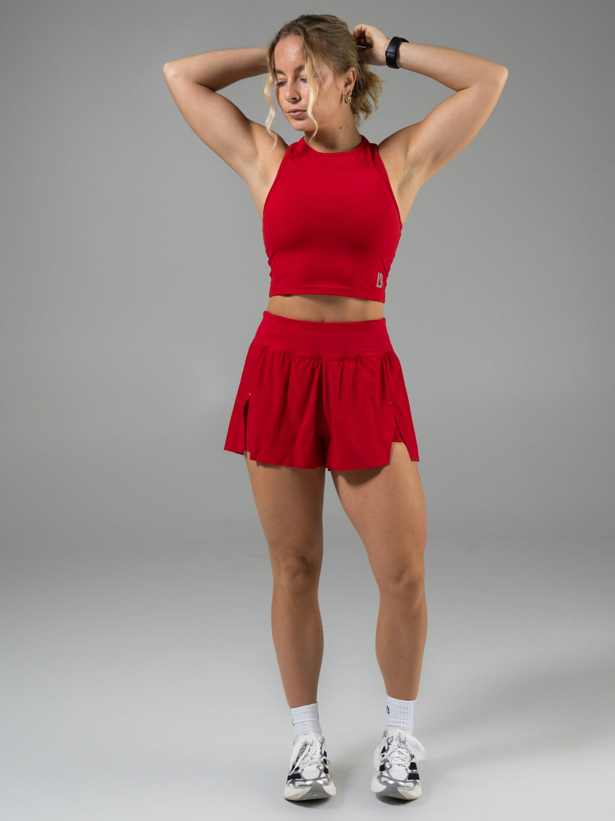 Momentum Short 3" Liner - Lipstick Red