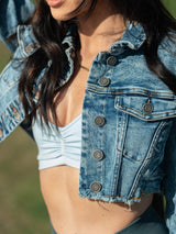 Thumbnail 1 of Desire Denim Jacket - Medium Wash, 1 of 21