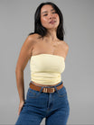 Brami Tube Top - Butter Yellow