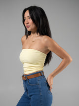 Thumbnail 5 of Brami Tube Top - Butter Yellow, 5 of 6