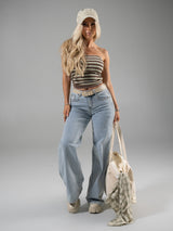 Thumbnail 2 of Brami Tube Top - Multi Stripe, 2 of 6