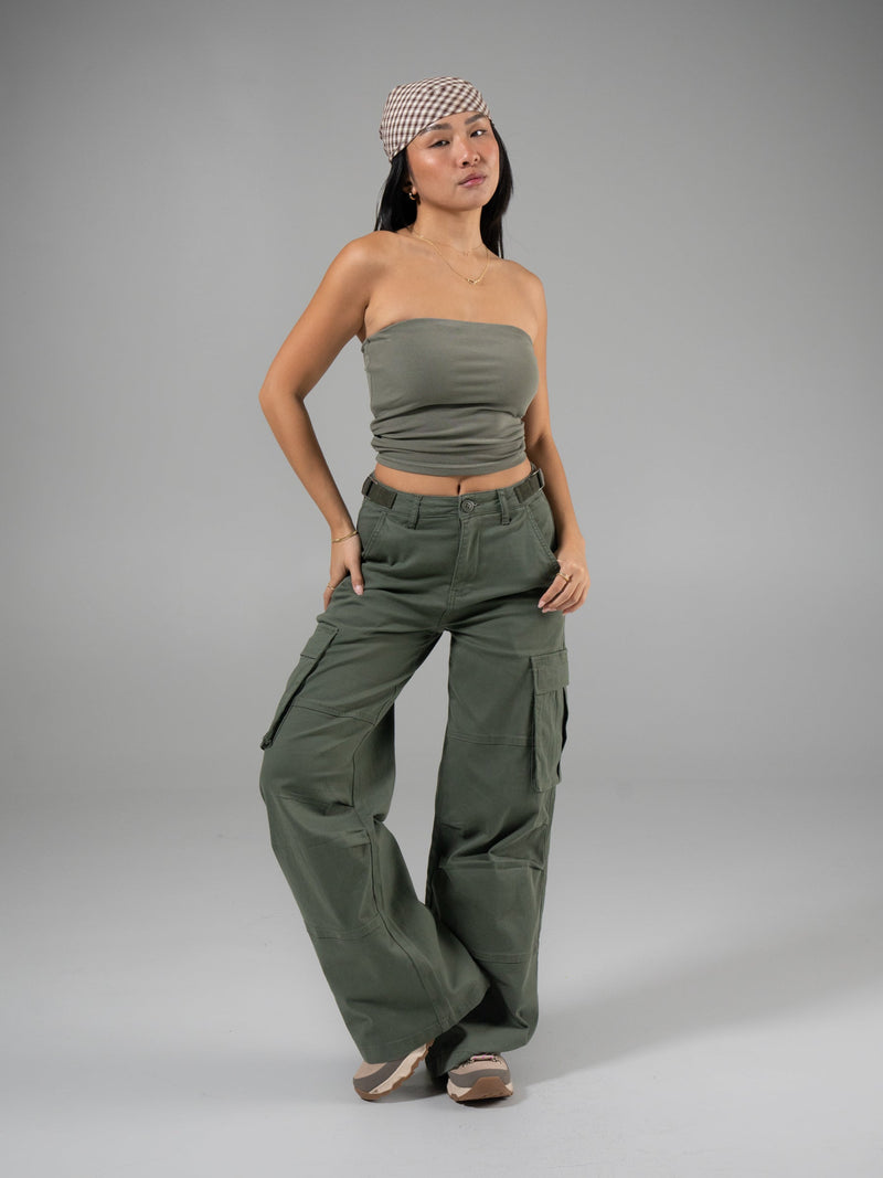 Brami Tube Top - Olive Juice