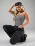 Brami Tube Top - Black/ White Stripe