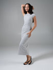Brami Tee Shirt Dress - Heather Grey