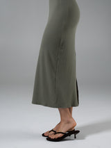 Thumbnail 3 of Brami Tee Shirt Dress - Olive Juice, 3 of 7