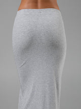 Thumbnail 6 of Nimbus Rib Midi Skirt - Heather Grey, 6 of 6